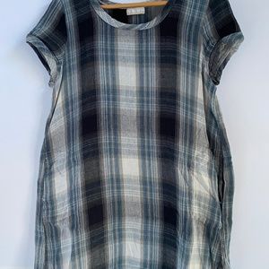 CP Shades Plaid Dress Medium with Pockets
